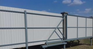 Купить откатные ворота на сваях Усть-Кут, цена от 2767 руб.